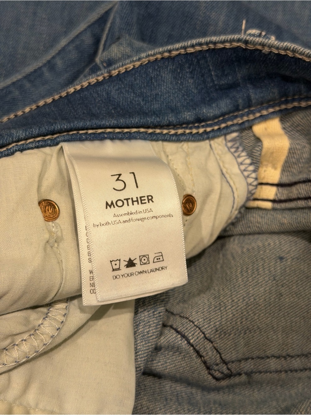 Mother - The Weekender Jean in Graffiti Girl - Picture 6 of 12